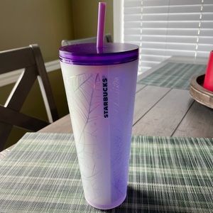 SpiderWeb Purple Frost Starbucks Tumbler HTF